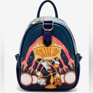 Our Universe Disney Beauty And The Beast Lumiere Be Our Guest Mini Backpack